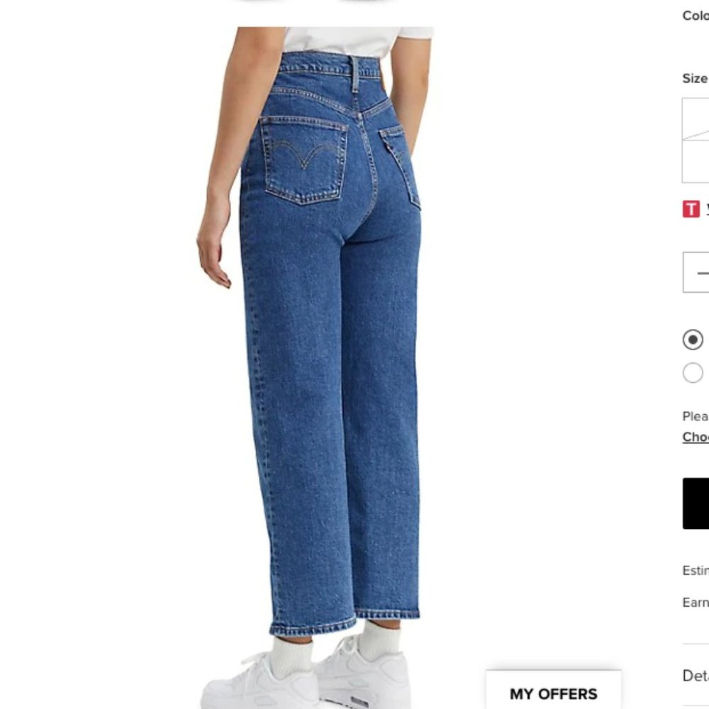 Levi's Ribcage Jean - Picture 2 of 2